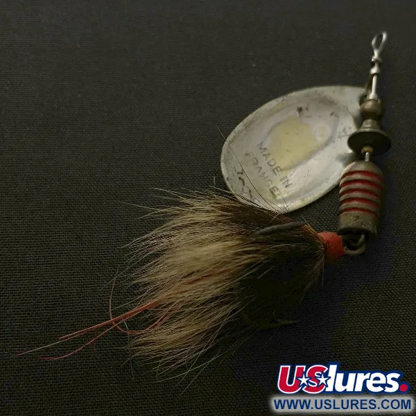 Mepps Aglia 3, zilver, 7.3g, spinner met eekhoornstaart #23570