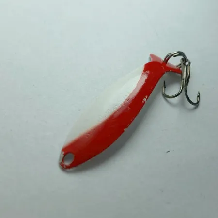 Worth Fly Rod Demon, 1,5g, rood/wit/nikkel, Lepel #23596