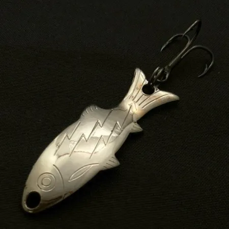 Atlantic Lures Golden Wobble-Fish, 5g, Nikkel, Lepel #23671