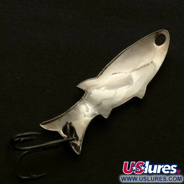 Atlantic Lures Golden Wobble-Fish, 5g, Nikkel, Lepel #23671