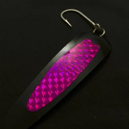 Luhr Jensen Flutter Spoon 38, 10g Zwart/Roze, Lepel #23686
