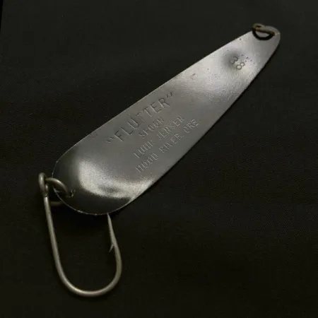 Luhr Jensen Flutter Spoon 38, 10g Zwart/Roze, Lepel #23686