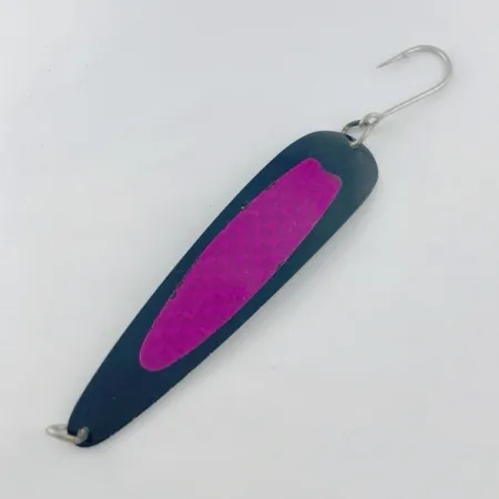 Luhr Jensen Flutter Spoon 38, 10g Zwart/Roze, Lepel #23686