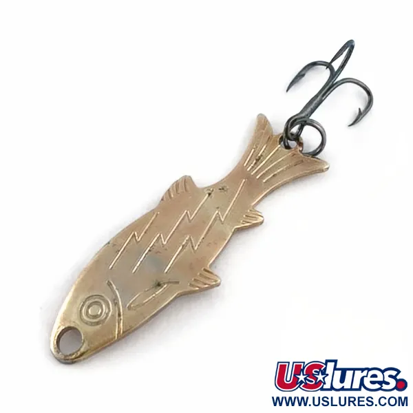 Atlantic Lures Golden Wobble-Fish, 5g Koper, Lepel #23698