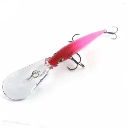 Rapala Down Deep Husky Jerk DHJ12, 14g, Roze Rode Kop, Diepduikende Plug #23773