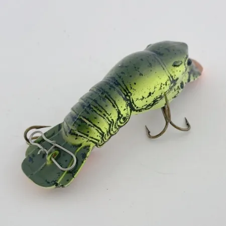 Mann's Hackleback, Green Crawdad, 7g, Plug #23784