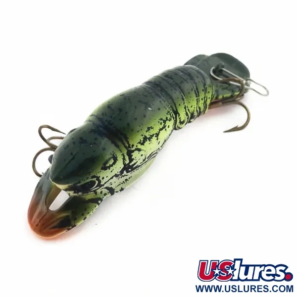 Mann's Hackleback, Green Crawdad, 7g, Plug #23784