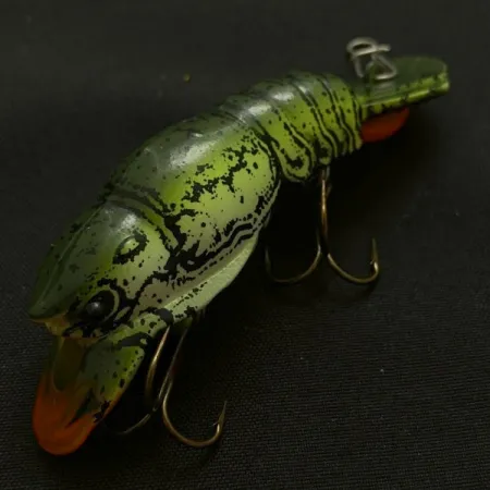 Mann's Hackleback, Green Crawdad, 7g, Plug #23784