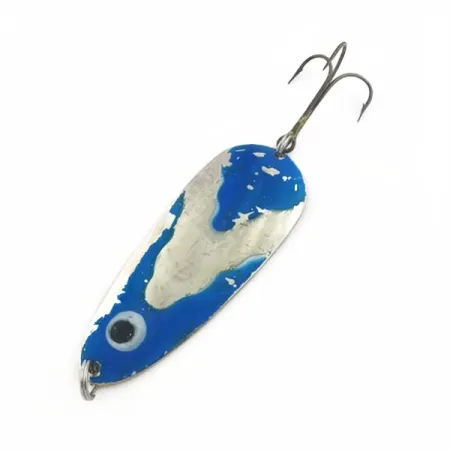 Lindy Gator, 45g, Nikkel/Blauw, Lepel #23799