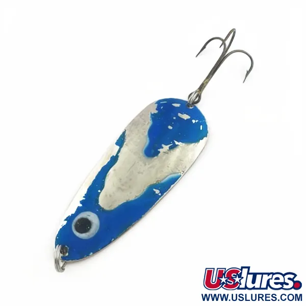 Lindy Gator, 45g, Nikkel/Blauw, Lepel #23799