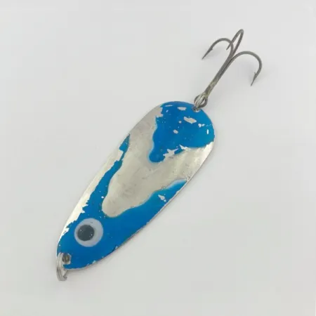 Lindy Gator, 45g, Nikkel/Blauw, Lepel #23799