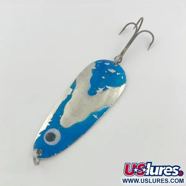 Lindy Gator, 45g, Nikkel/Blauw, Lepel #23799