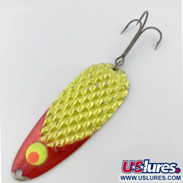 Lindy Gator, 55g rood/wit/nikkel, Lepel #23800