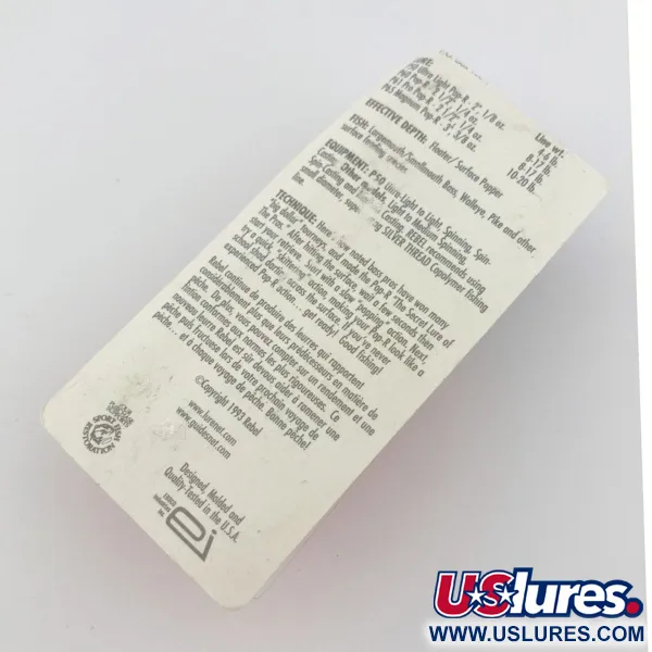 Rebel POP-R Excalibur, 7g Bass, Oppervlakte Popper #23804