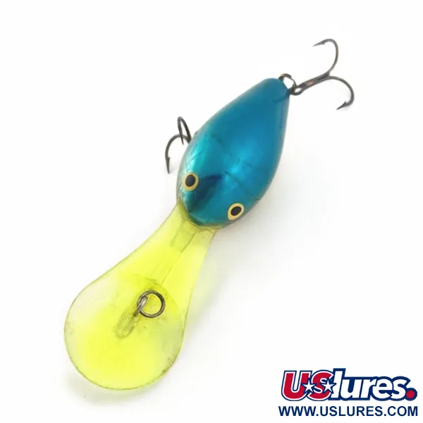 Rapala Down Deep Rattlin Fat Rap 05, 11g, Teal/Silver, Diepduikende Plug #23806