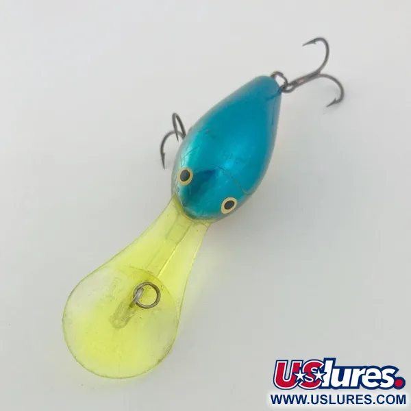 Rapala Down Deep Rattlin Fat Rap 05, 11g, Teal/Silver, Diepduikende Plug #23806