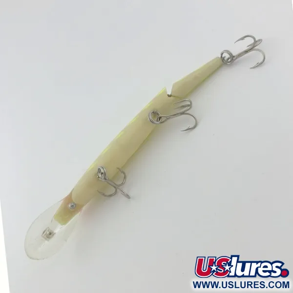 Rebel Fastrac F12 Jointed, 12,5g, Wit/Paars, Dieplopende Plug #23815