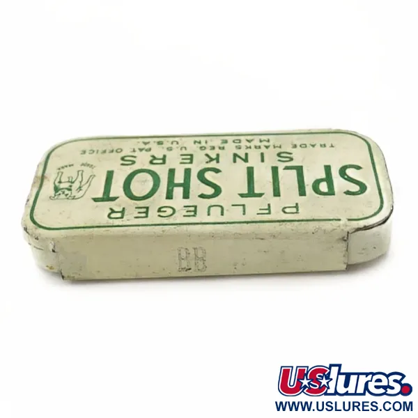 Pflueger Split Shot Sinkers, Ongebruikt, Knijplood #23834