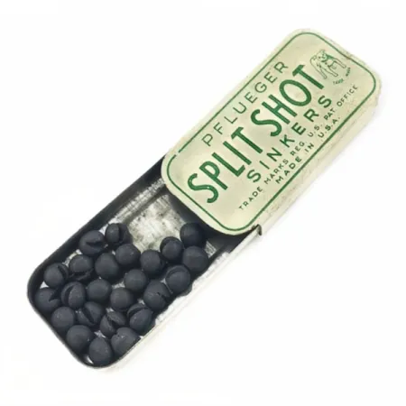 Pflueger Split Shot Sinkers, Ongebruikt, Knijplood #23834