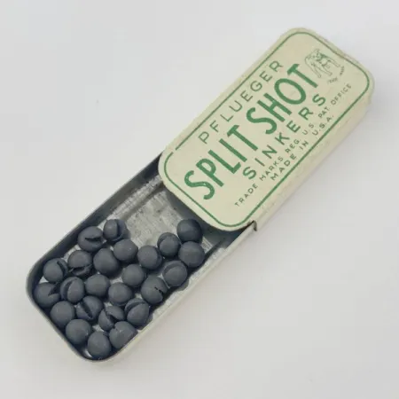 Pflueger Split Shot Sinkers, Ongebruikt, Knijplood #23834