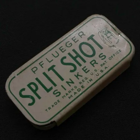 Pflueger Split Shot Sinkers, Ongebruikt, Knijplood #23834