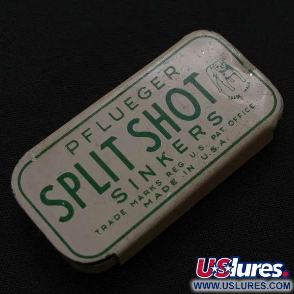 Pflueger Split Shot Sinkers, Ongebruikt, Knijplood #23834