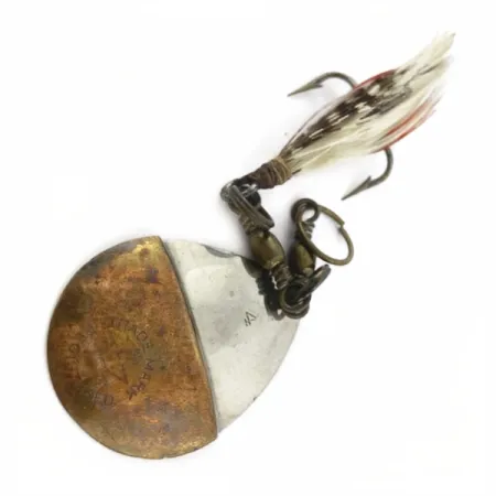 W.T. J. Lowe Lowe's Star Colorado Spinner 4 №5823 (1890S), 7g, nikkel/messing, Spinner #23847