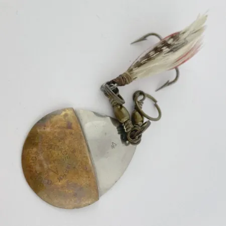 W.T. J. Lowe Lowe's Star Colorado Spinner 4 №5823 (1890S), 7g, nikkel/messing, Spinner #23847