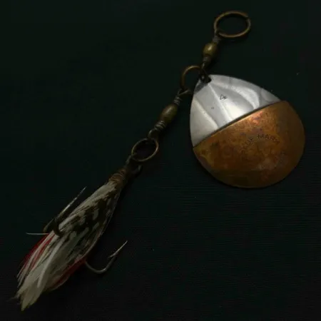 W.T. J. Lowe Lowe's Star Colorado Spinner 4 №5823 (1890S), 7g, nikkel/messing, Spinner #23847