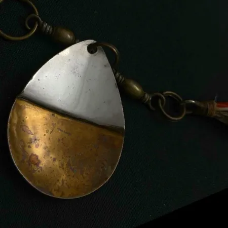 W.T. J. Lowe Lowe's Star Colorado Spinner 4 №5823 (1890S), 7g, nikkel/messing, Spinner #23847