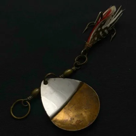 W.T. J. Lowe Lowe's Star Colorado Spinner 4 №5823 (1890S), 7g, nikkel/messing, Spinner #23847