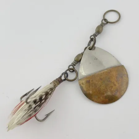 W.T. J. Lowe Lowe's Star Colorado Spinner 4 №5823 (1890S), 7g, nikkel/messing, Spinner #23847