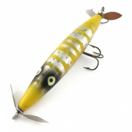 Heddon Dying Flutter, 14g Fire Tiger, Topwater Kunstaas #23868