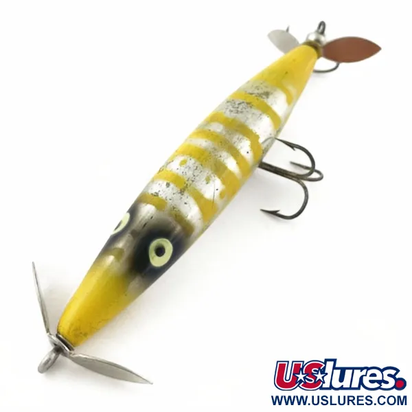 Heddon Dying Flutter, 14g Fire Tiger, Topwater Kunstaas #23868