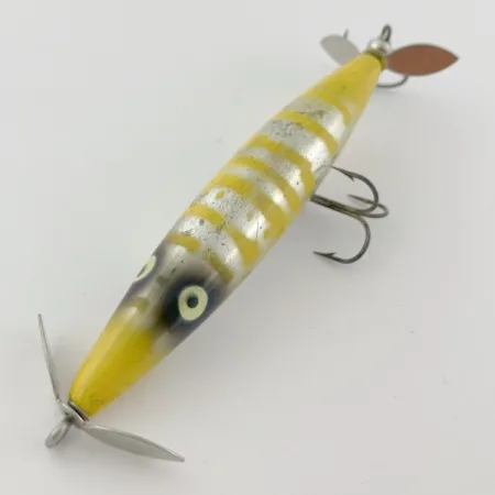 Heddon Dying Flutter, 14g Fire Tiger, Topwater Kunstaas #23868