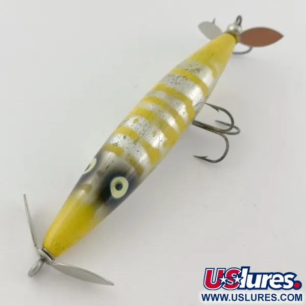 Heddon Dying Flutter, 14g Fire Tiger, Topwater Kunstaas #23868
