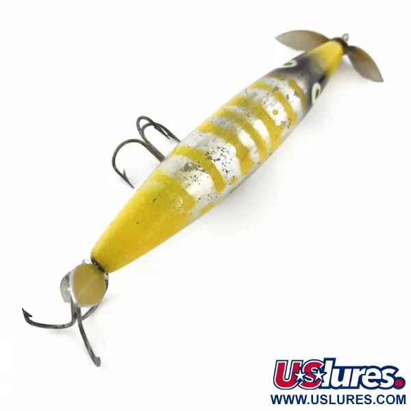 Heddon Dying Flutter, 14g Fire Tiger, Topwater Kunstaas #23868