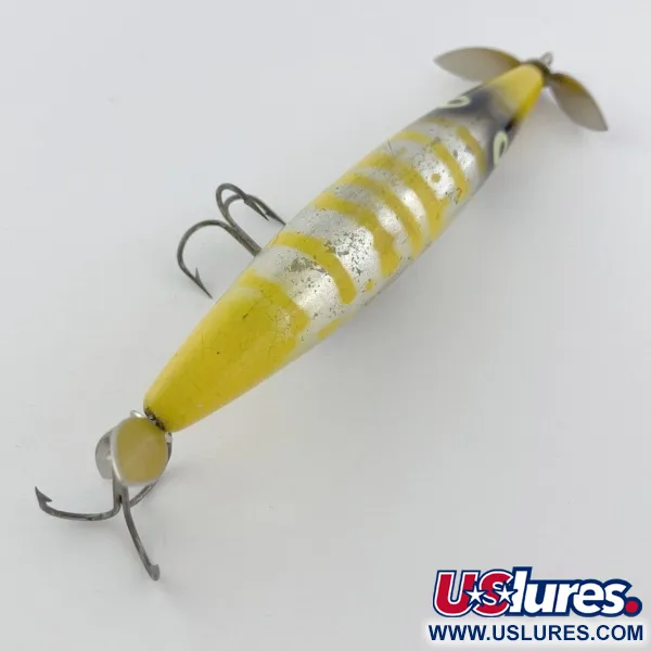 Heddon Dying Flutter, 14g Fire Tiger, Topwater Kunstaas #23868