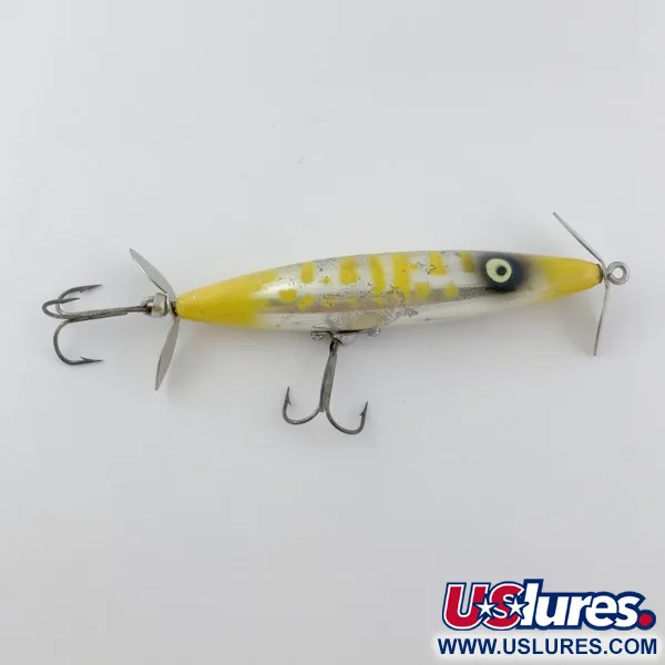 Heddon Dying Flutter, 14g Fire Tiger, Topwater Kunstaas #23868