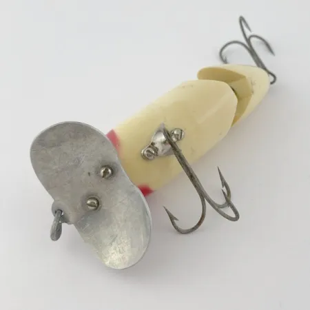 Fred Arbogast Jitterbug Jointed, 14g Red Head, Oppervlakte-aas #23869