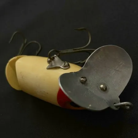 Fred Arbogast Jitterbug Jointed, 14g Red Head, Oppervlakte-aas #23869