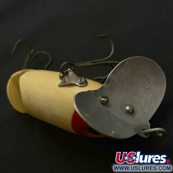 Fred Arbogast Jitterbug Jointed, 14g Red Head, Oppervlakte-aas #23869