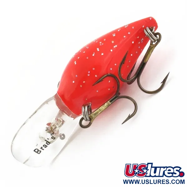 Brad’s Killer Wiggler, Rood, 12g, Dieplopende Plug #23882
