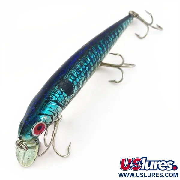 Renosky Lures Joe's Pirate Crystalina Minnow, 14g, Blauw-Zilver, Minnow #23883