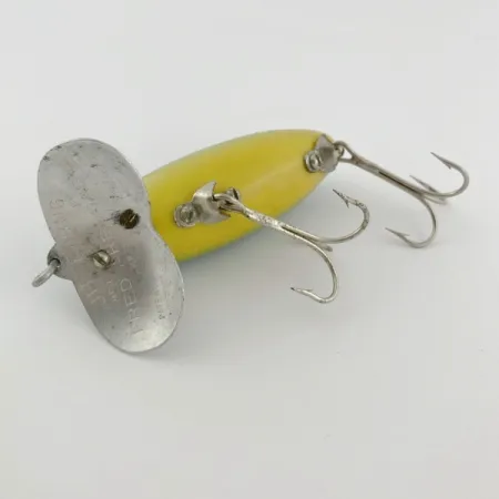 Fred Arbogast Jitterbug Early Bug Eye, Green Tiger, 14g, Surface Crawler #23902