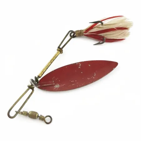 4 Bros 4 Brothers Willow Leaf, 14g nikkel/rood, Spinner #23937