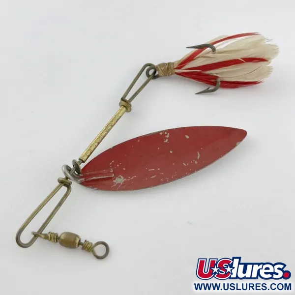 4 Bros 4 Brothers Willow Leaf, 14g nikkel/rood, Spinner #23937