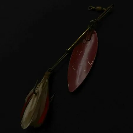 4 Bros 4 Brothers Willow Leaf, 14g nikkel/rood, Spinner #23937