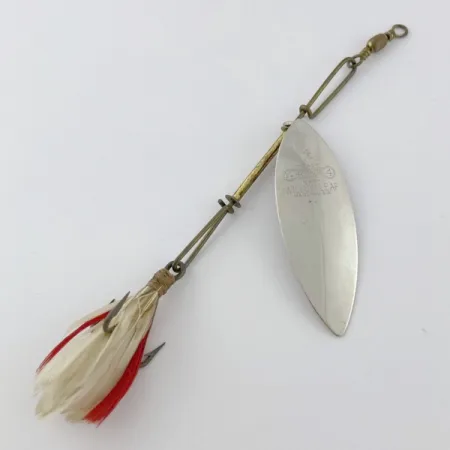 4 Bros 4 Brothers Willow Leaf, 14g nikkel/rood, Spinner #23937