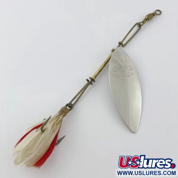 4 Bros 4 Brothers Willow Leaf, 14g nikkel/rood, Spinner #23937